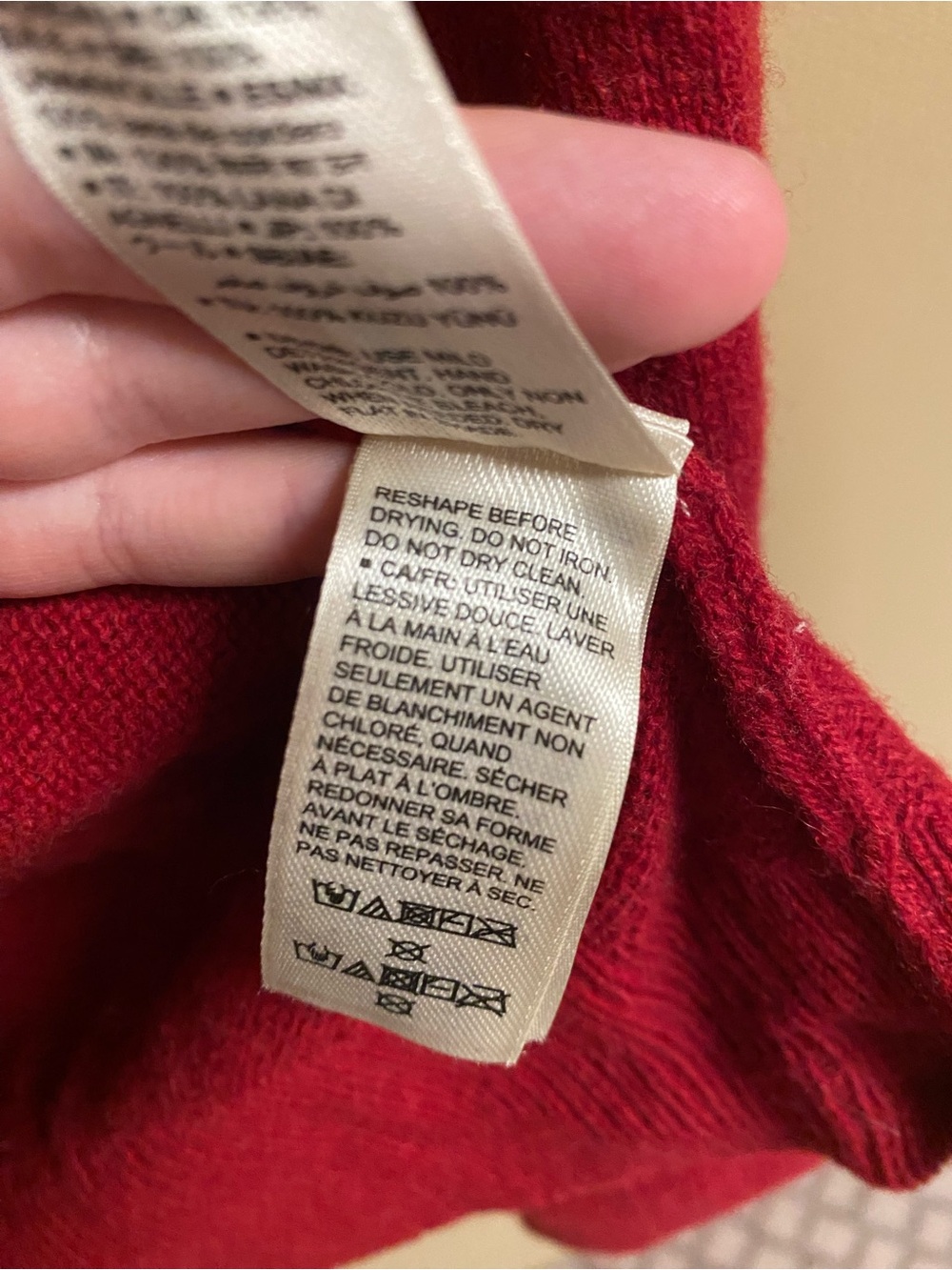 Goodthreads Red Button-Up Cardigan Sweater - Picture 6 of 7
